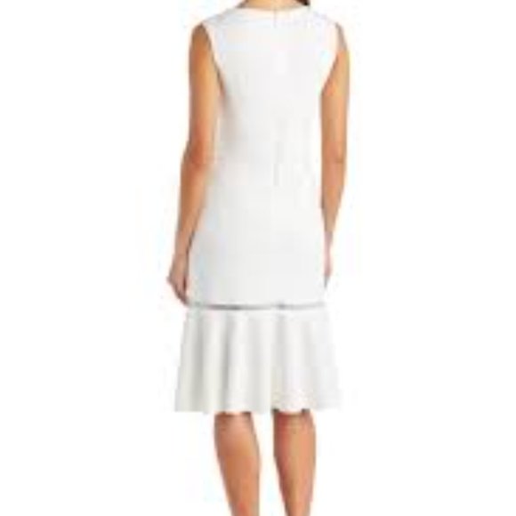 R & M RICHARDS IVORY DRESS - Picture 3 of 4